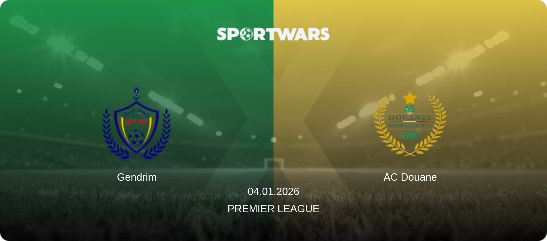 Gendrim — AC Douane, 04.01.2026 — Premier League (match preview)