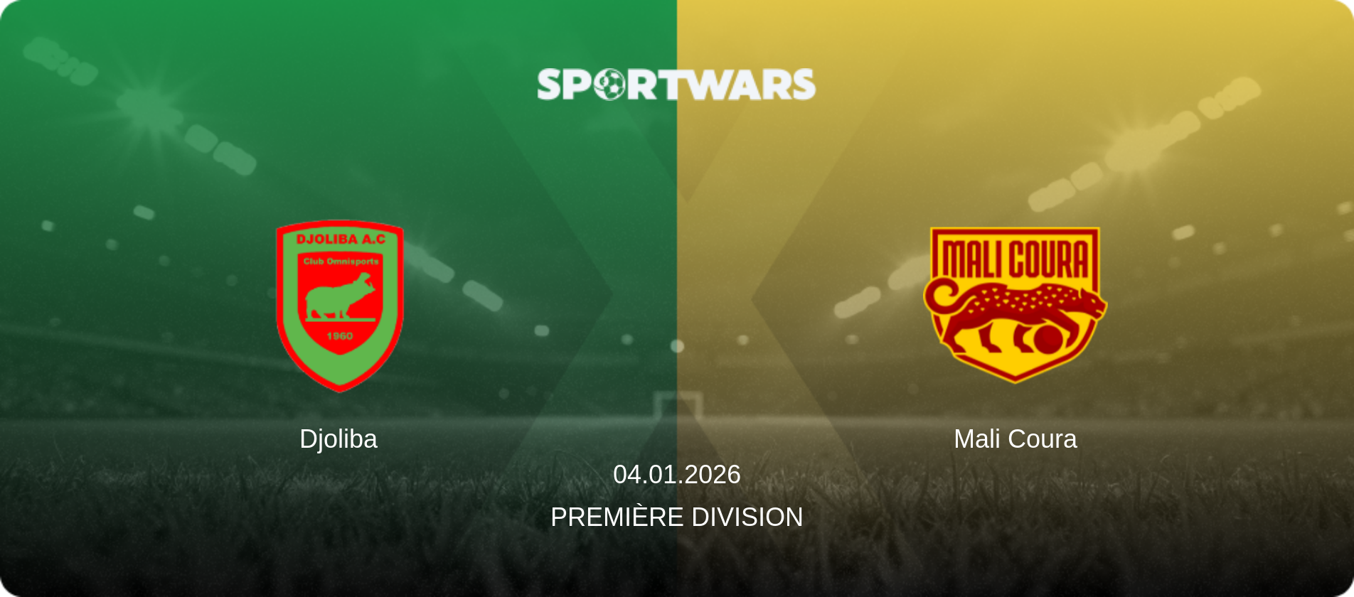 Djoliba — Mali Coura, 04.01.2026 — Première Division (match preview)