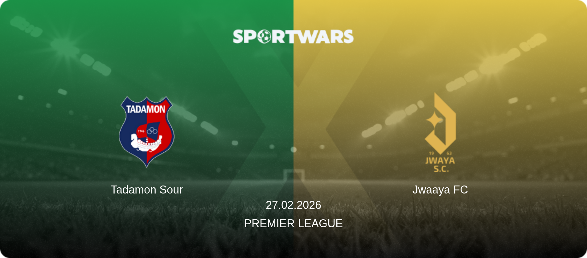 Tadamon Sour — Jwaaya FC, 27.02.2026 — Premier League (match preview)