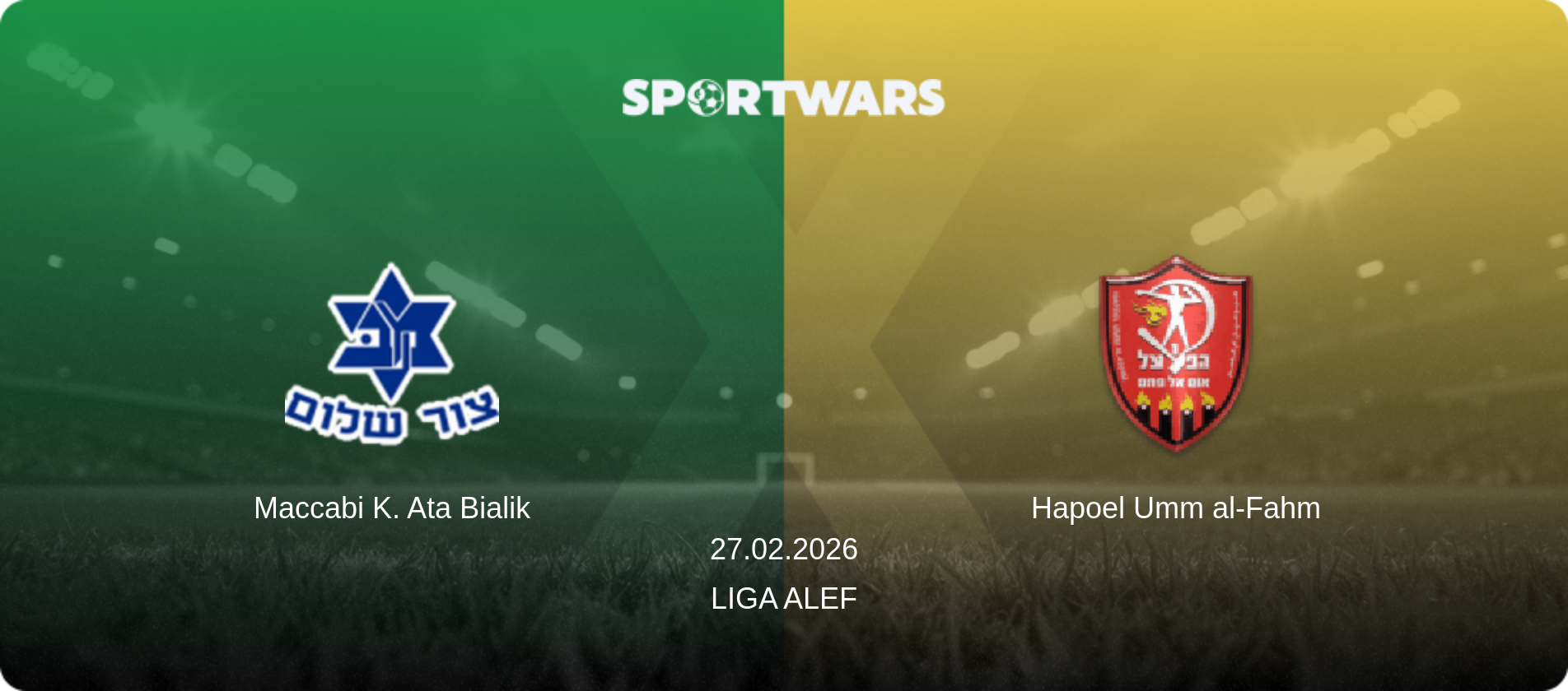 Maccabi K. Ata Bialik — Hapoel Umm al-Fahm, 27.02.2026 — Liga Alef (match preview)