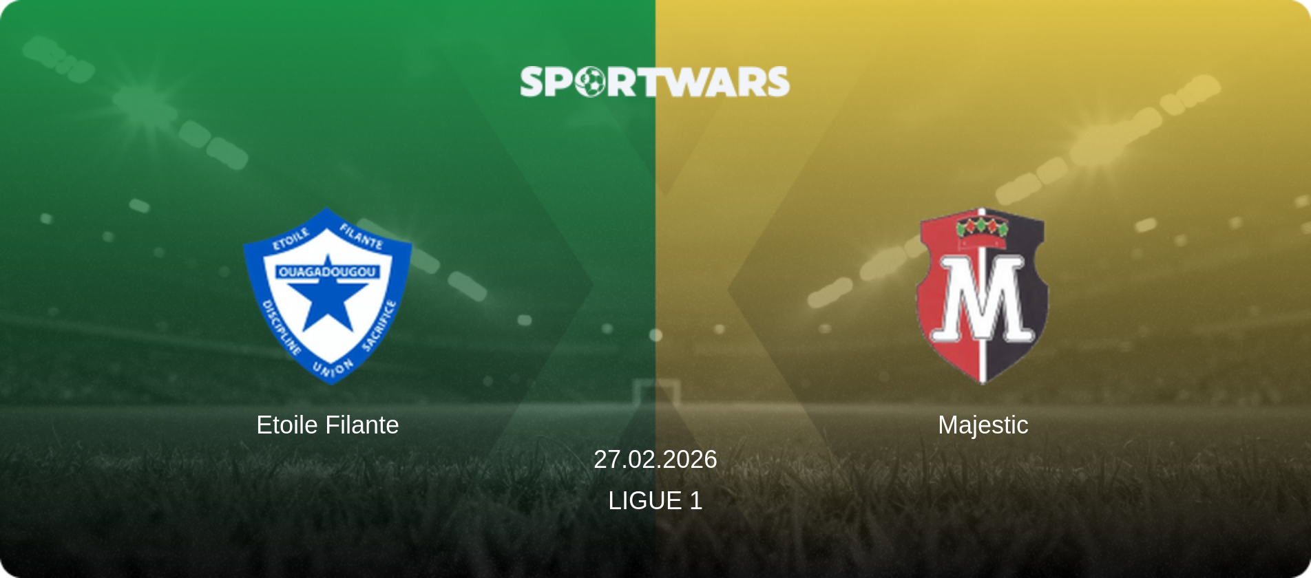 Etoile Filante — Majestic, 27.02.2026 — Ligue 1 (match preview)