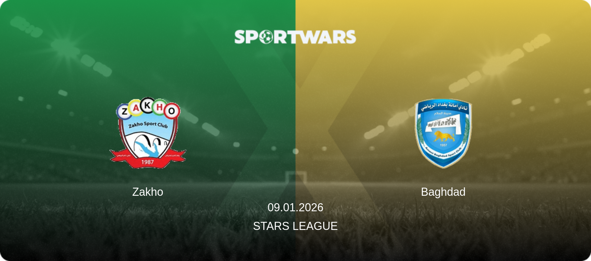 Zakho — Baghdad, 09.01.2026 — Stars League (match preview)