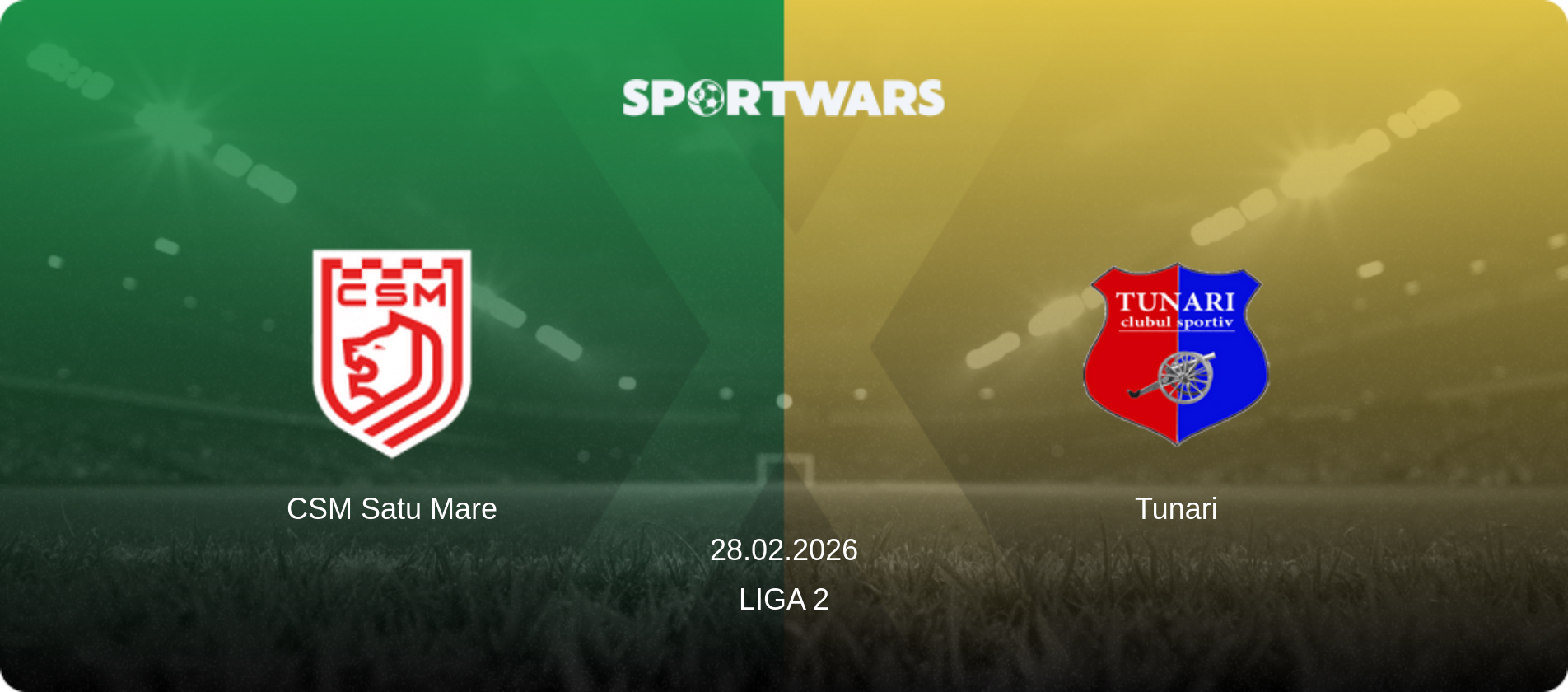 CSM Satu Mare — Tunari, 28.02.2026 — Liga 2 (match preview)