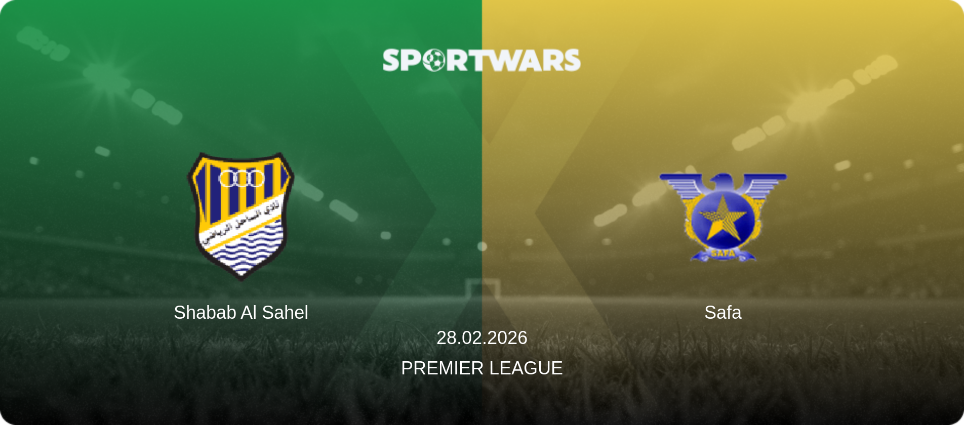 Shabab Al Sahel — Safa, 28.02.2026 — Premier League (match preview)