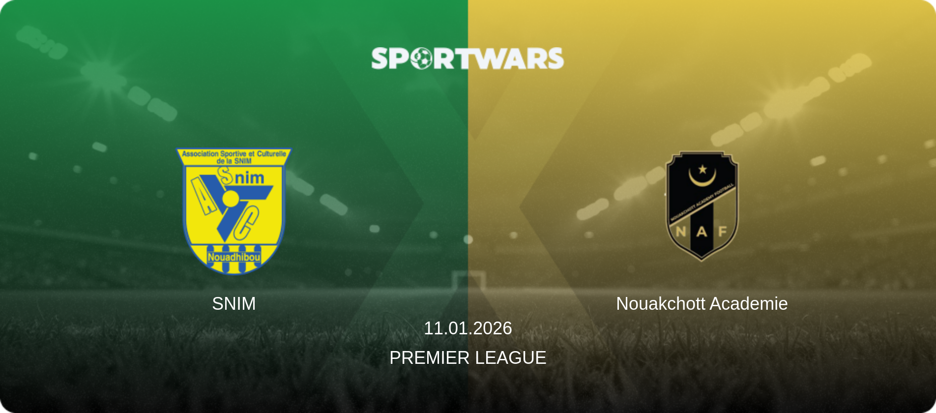 SNIM — Nouakchott Academie, 11.01.2026 — Premier League (match preview)