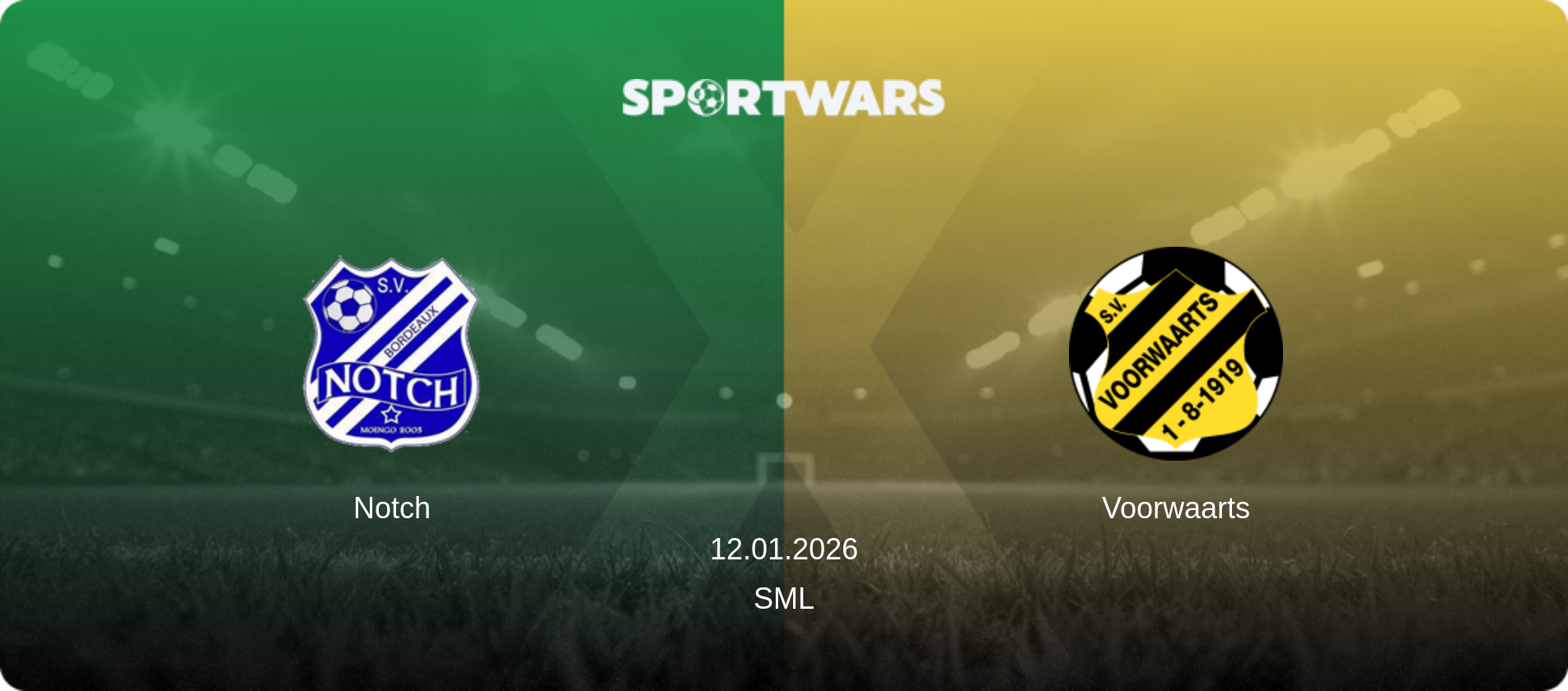 Notch — Voorwaarts, 12.01.2026 — SML (match preview)