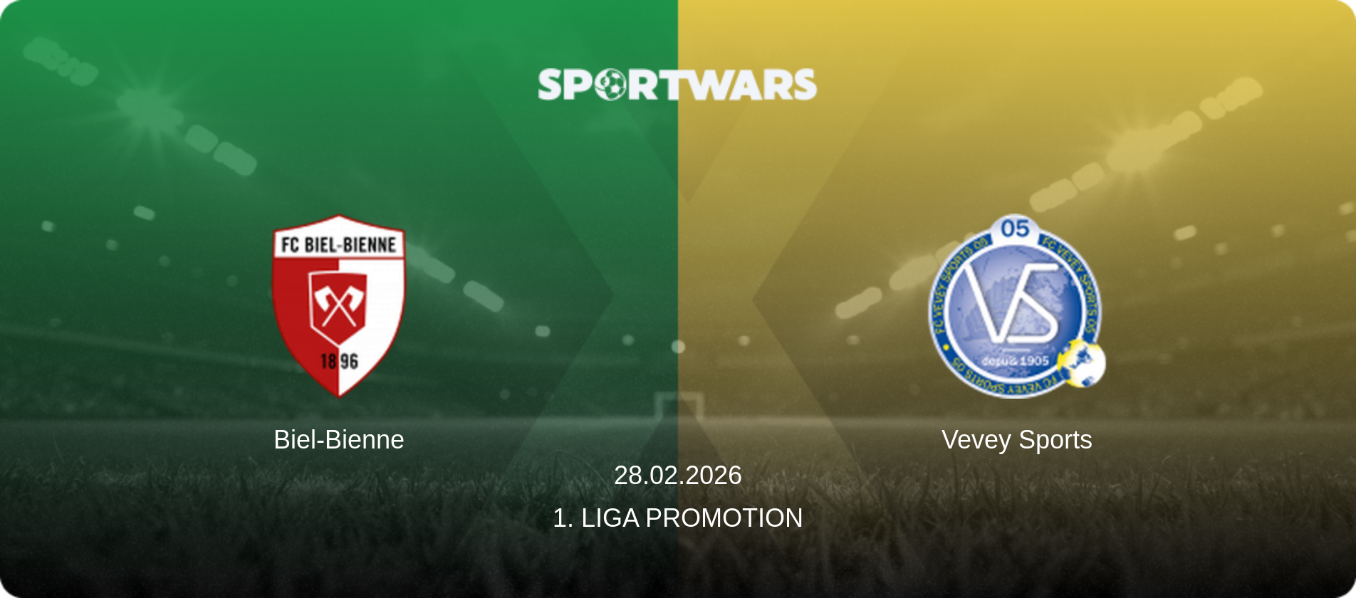Biel-Bienne — Vevey Sports, 28.02.2026 — 1. Liga Promotion (match preview)