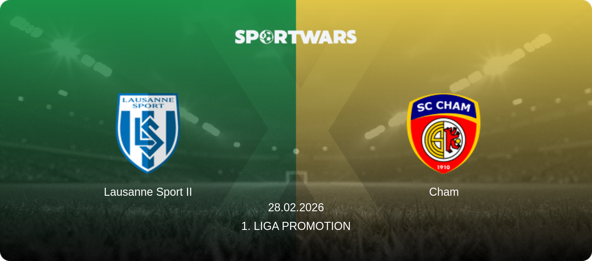 Lausanne Sport II — Cham, 28.02.2026 — 1. Liga Promotion (match preview)