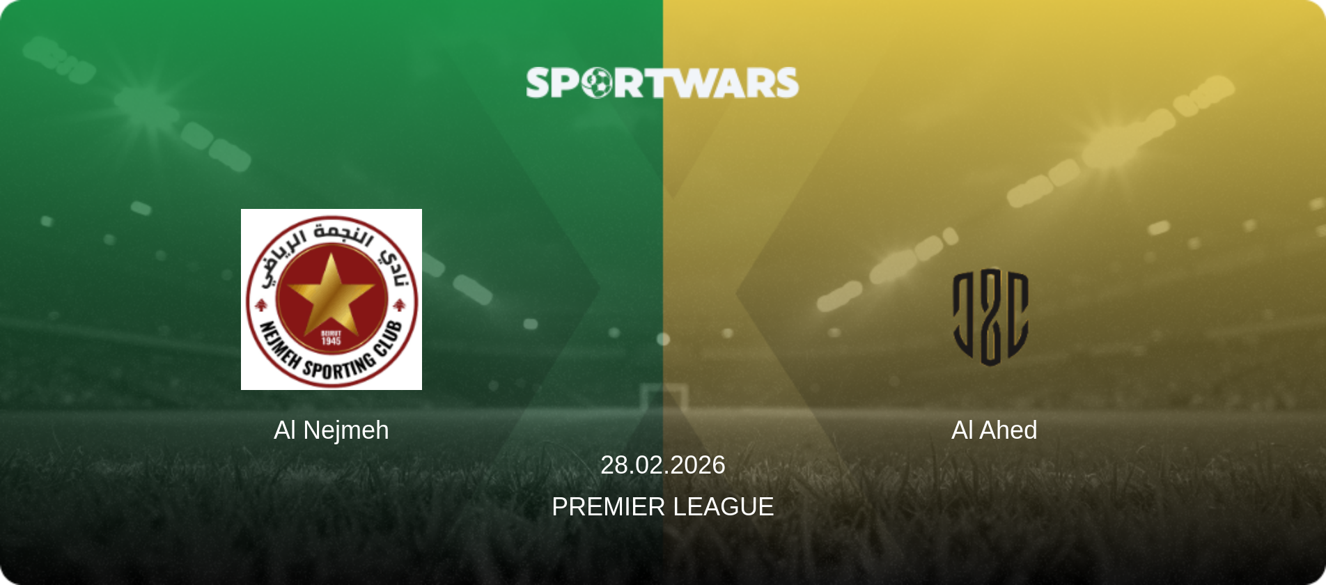 Al Nejmeh — Al Ahed, 28.02.2026 — Premier League (match preview)