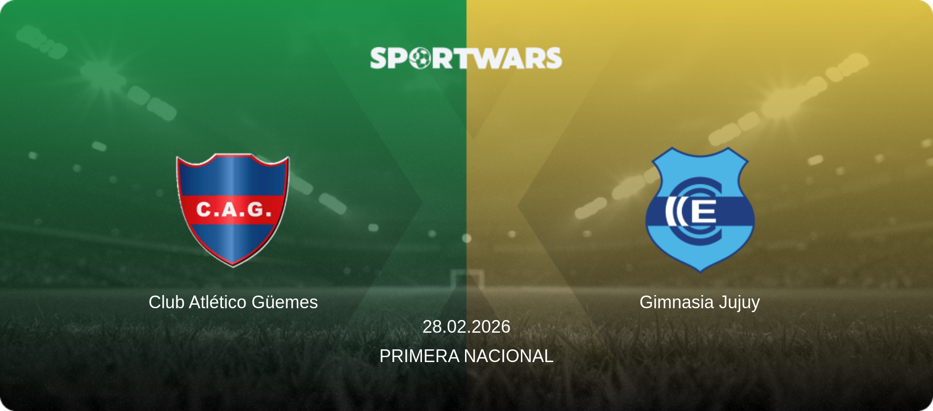 Club Atlético Güemes — Gimnasia Jujuy, 28.02.2026 — Primera Nacional (match preview)