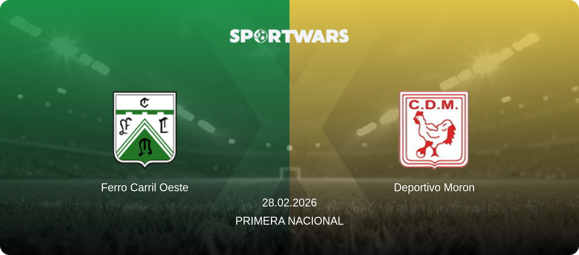 Ferro Carril Oeste — Deportivo Moron, 28.02.2026 — Primera Nacional (match preview)
