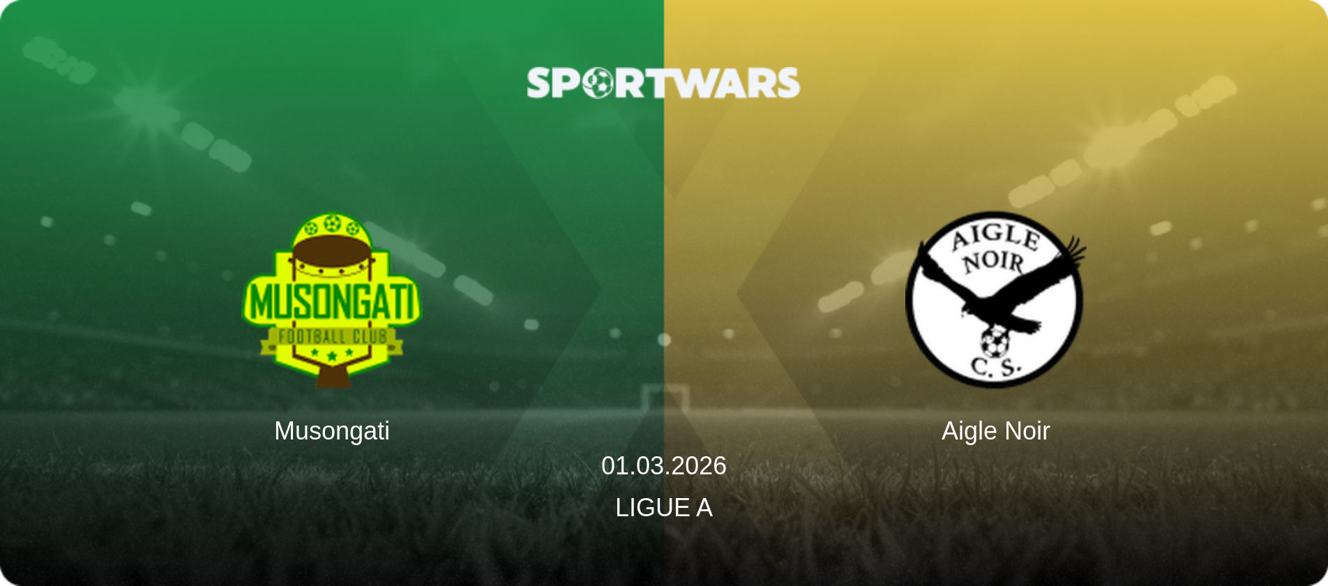 Musongati — Aigle Noir, 01.03.2026 — Ligue A (match preview)