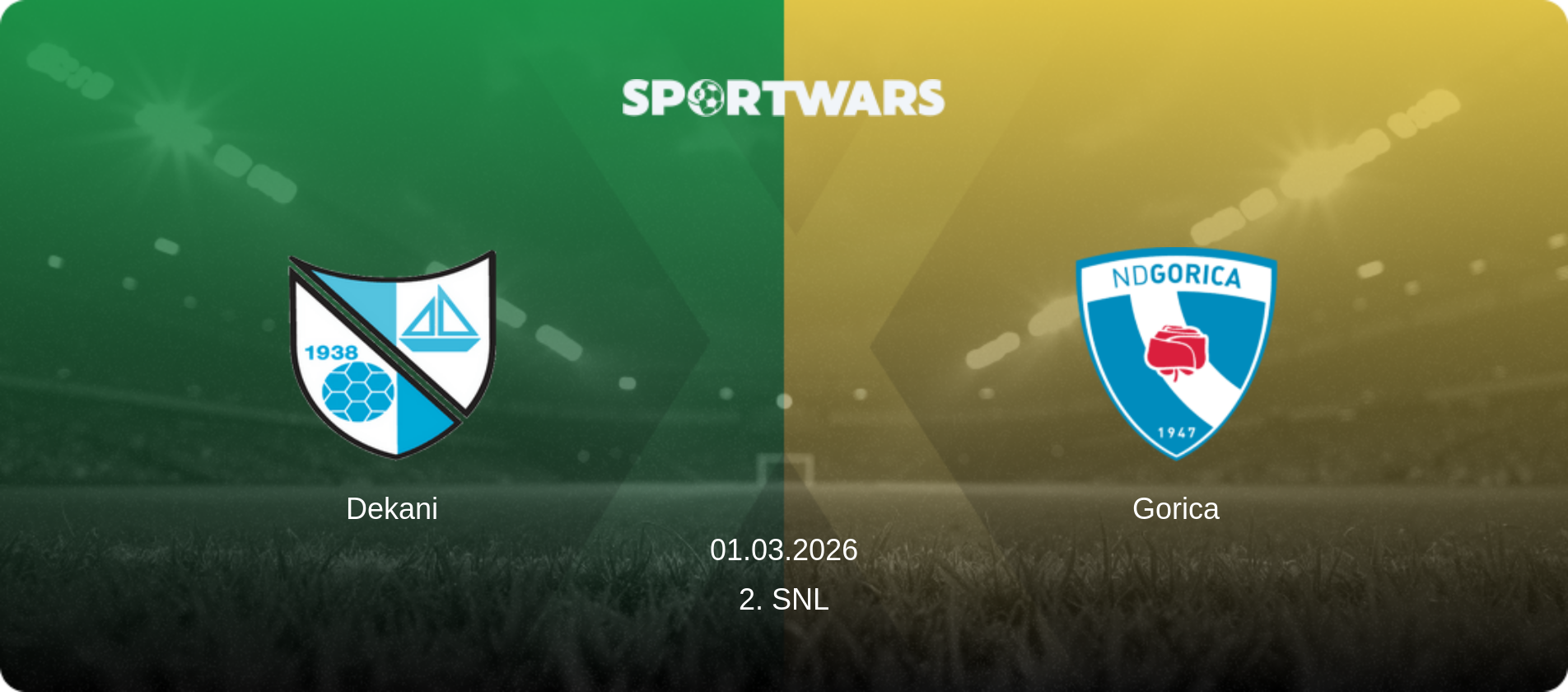 Dekani — Gorica, 01.03.2026 — 2. SNL (match preview)