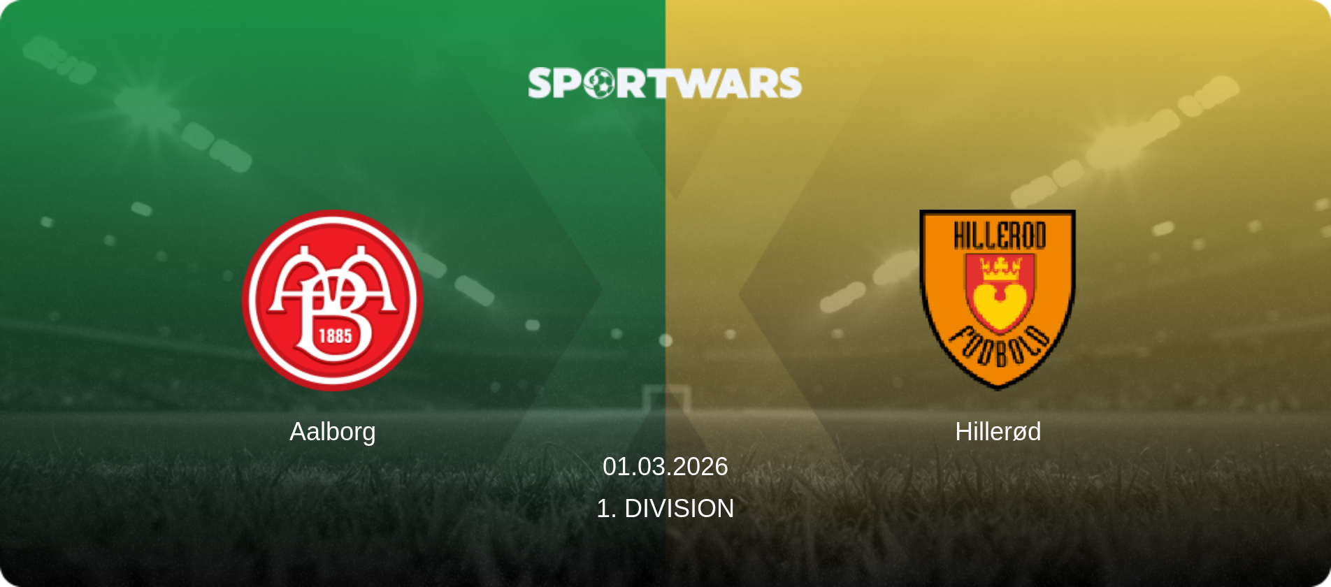 Aalborg — Hillerød, 01.03.2026 — 1. Division (match preview)