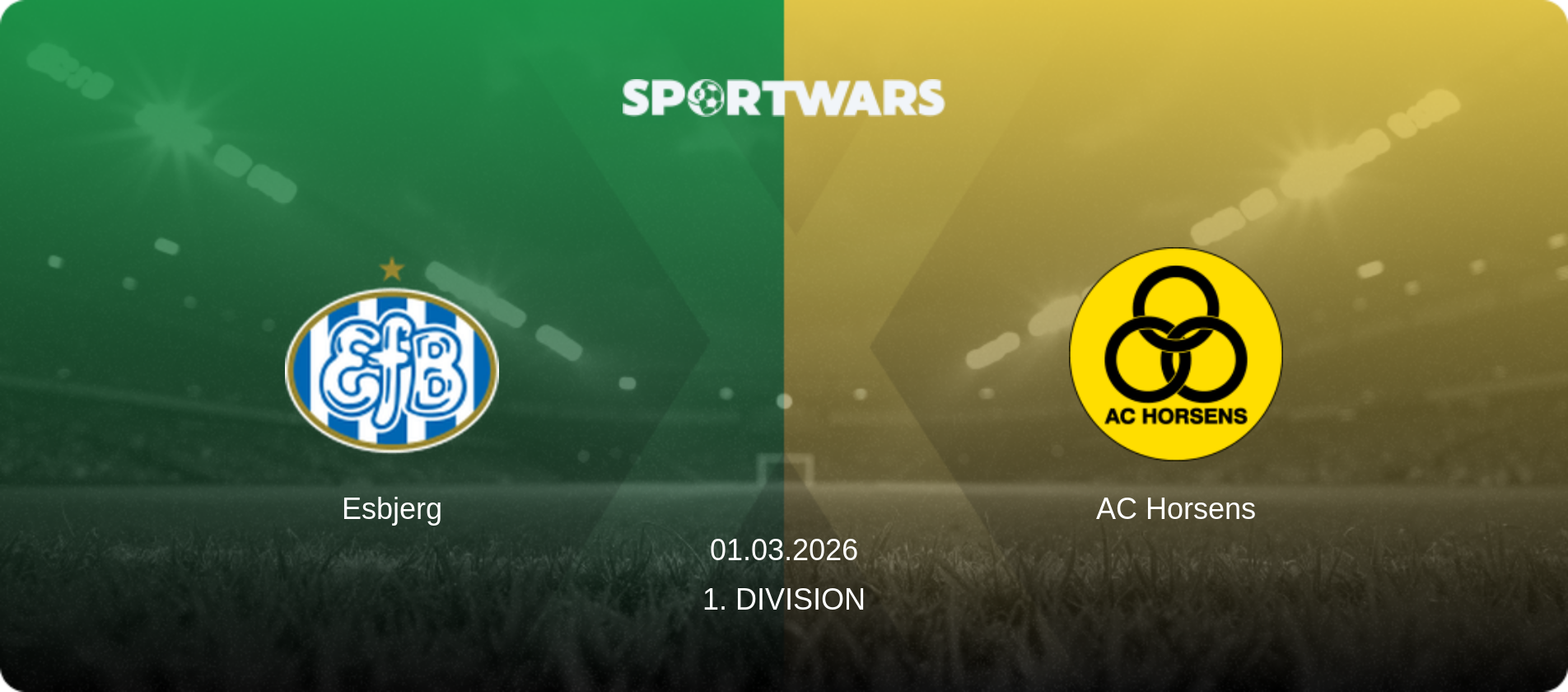 Esbjerg — AC Horsens, 01.03.2026 — 1. Division (match preview)