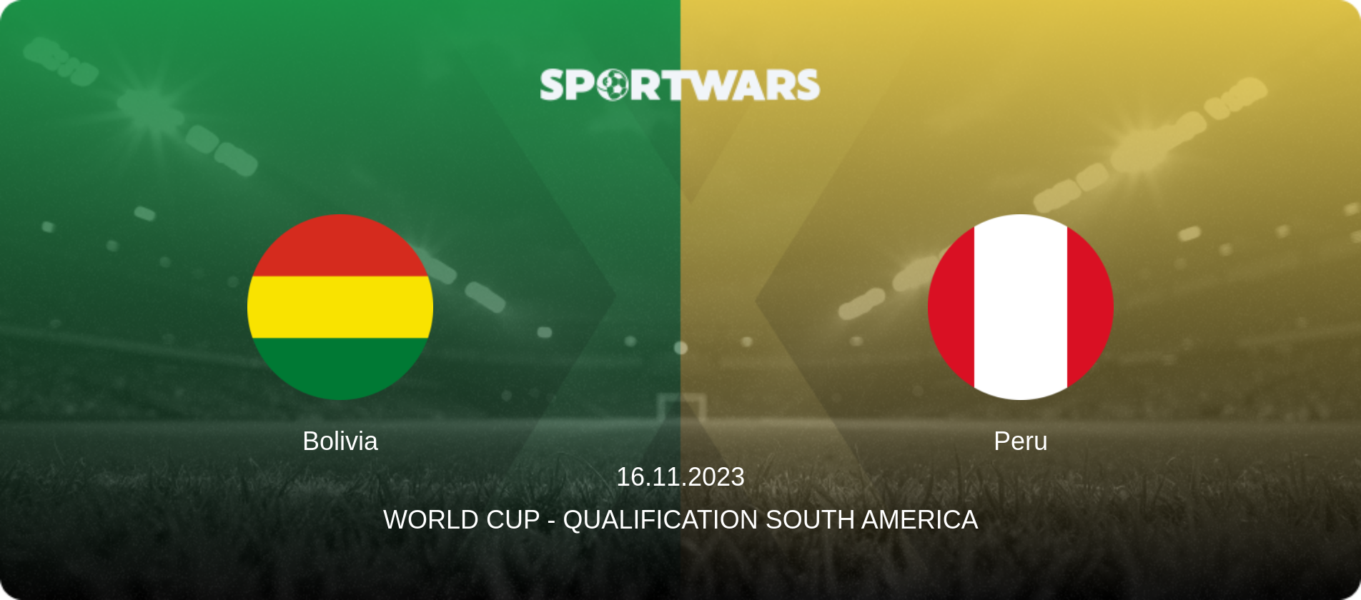Bolivia — Peru, 16.11.2023 — World Cup - Qualification South America (match preview)