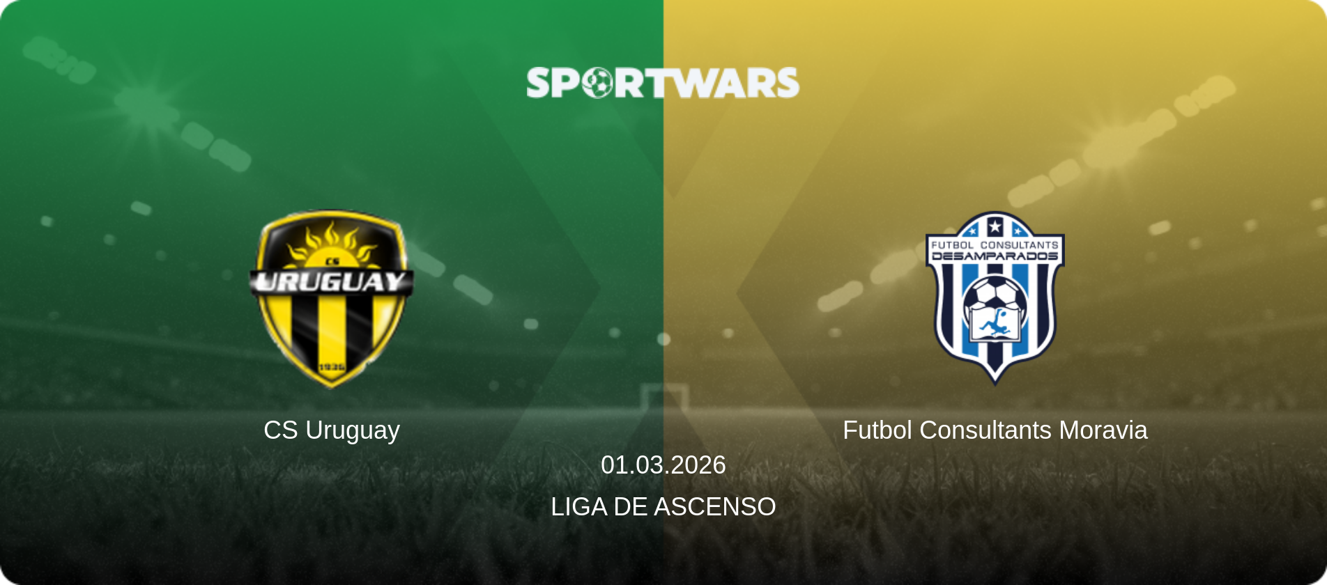 CS Uruguay — Futbol Consultants Moravia, 01.03.2026 — Liga de Ascenso (match preview)