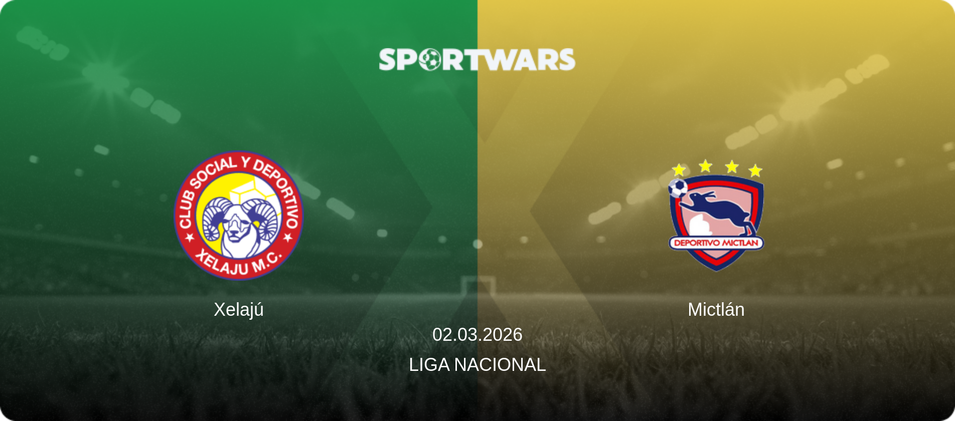 Xelajú — Mictlán, 02.03.2026 — Liga Nacional (match preview)