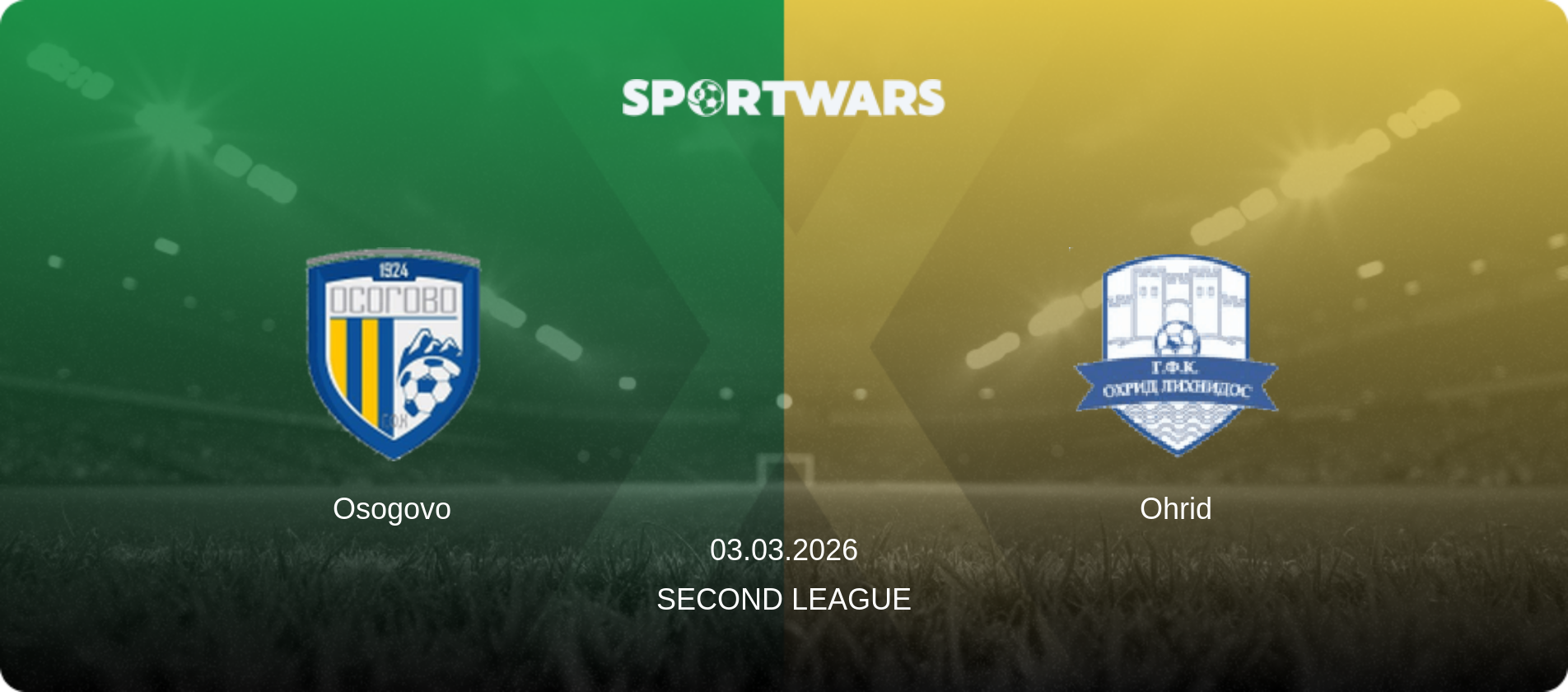 Osogovo — Ohrid, 03.03.2026 — Second League (match preview)