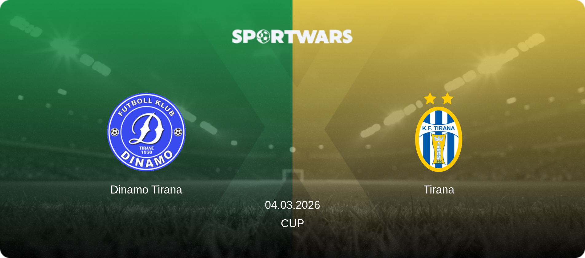 Dinamo Tirana — Tirana, 04.03.2026 — Cup (match preview)