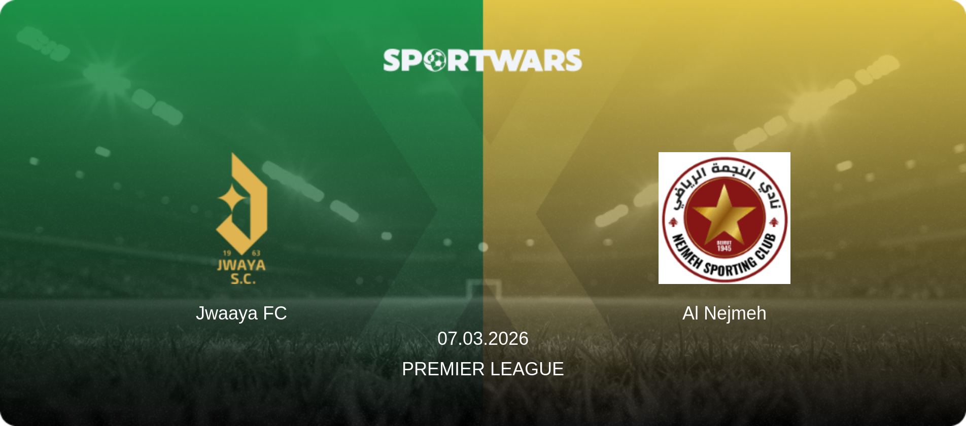 Jwaaya FC — Al Nejmeh, 07.03.2026 — Premier League (match preview)