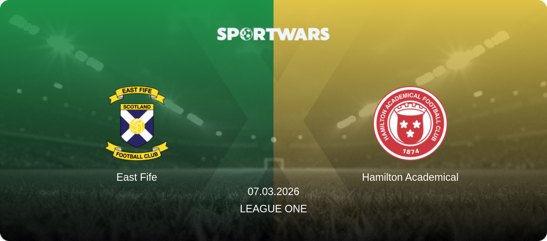 East Fife — Hamilton Academical, 07.03.2026 — League One (match preview)