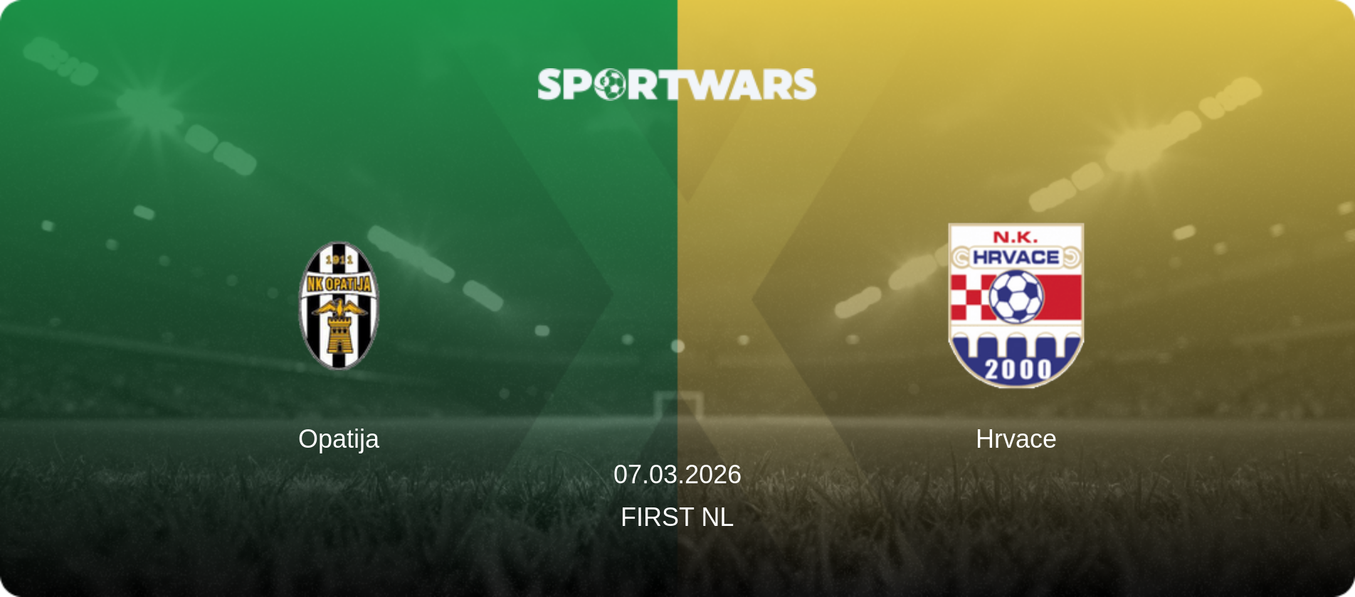 Opatija — Hrvace, 07.03.2026 — First NL (match preview)