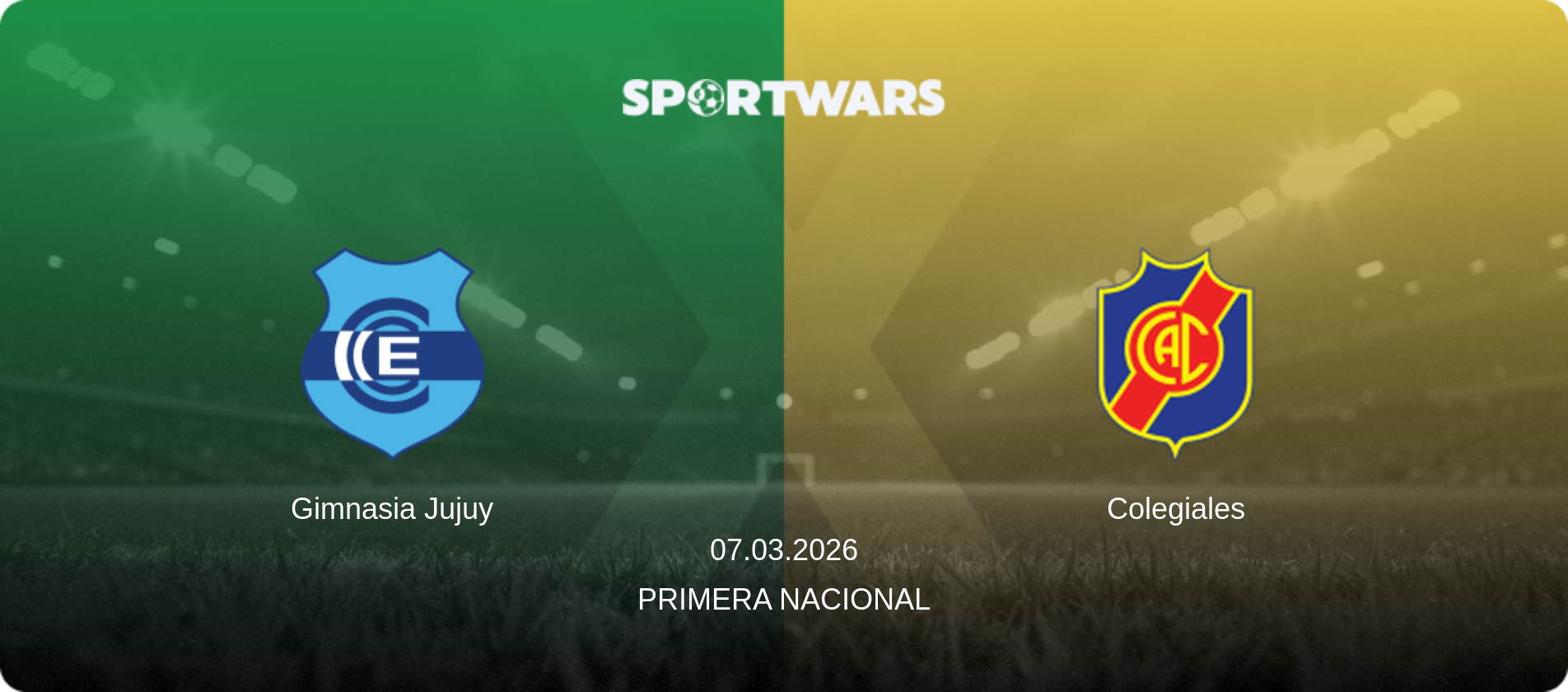 Gimnasia Jujuy — Colegiales, 07.03.2026 — Primera Nacional (match preview)