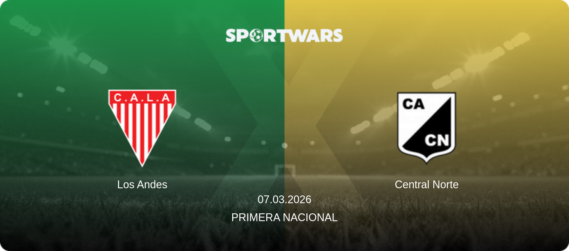 Los Andes — Central Norte, 07.03.2026 — Primera Nacional (match preview)