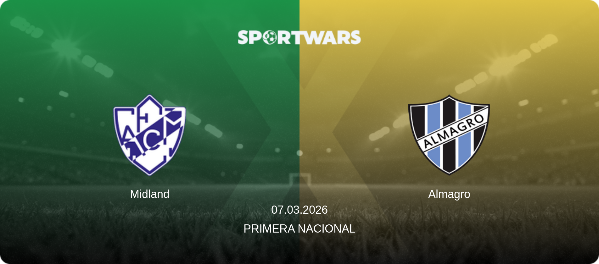 Midland — Almagro, 07.03.2026 — Primera Nacional (match preview)