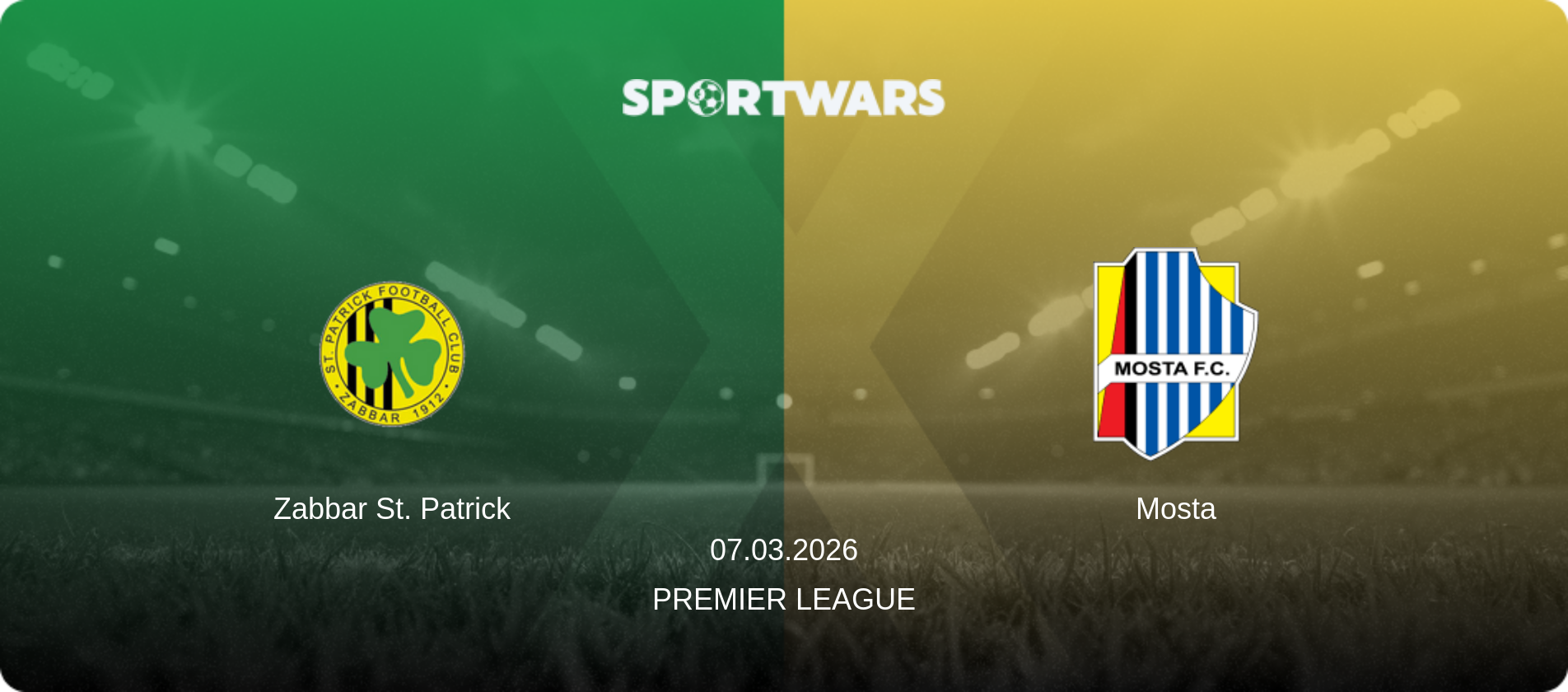 Zabbar St. Patrick — Mosta, 07.03.2026 — Premier League (match preview)