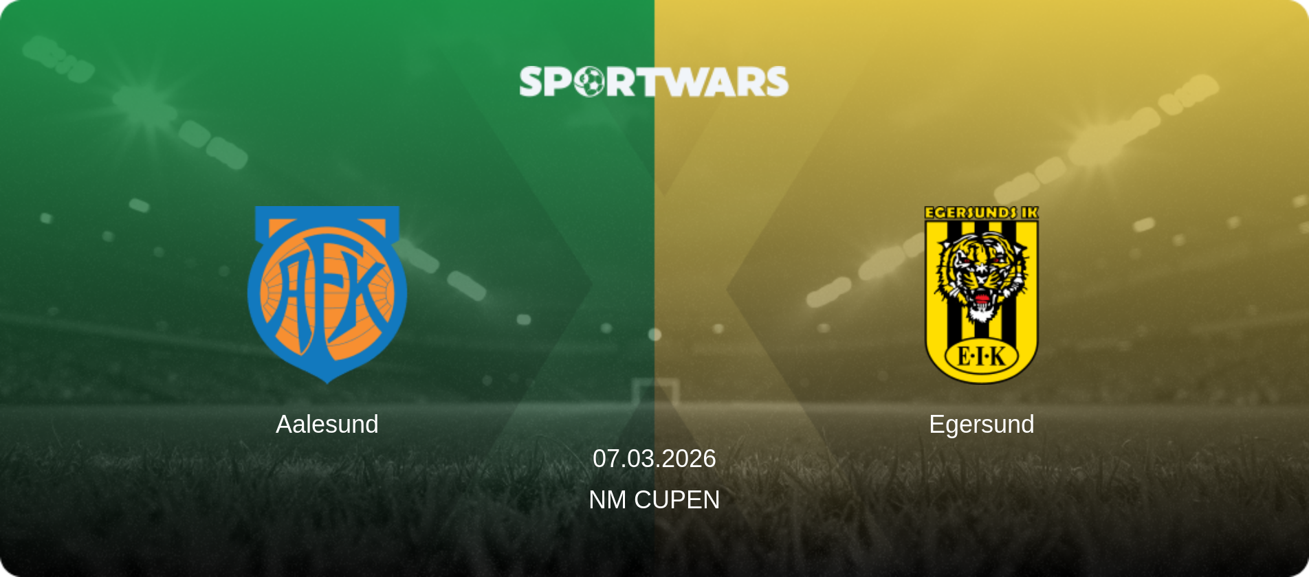 Aalesund — Egersund, 07.03.2026 — NM Cupen (match preview)