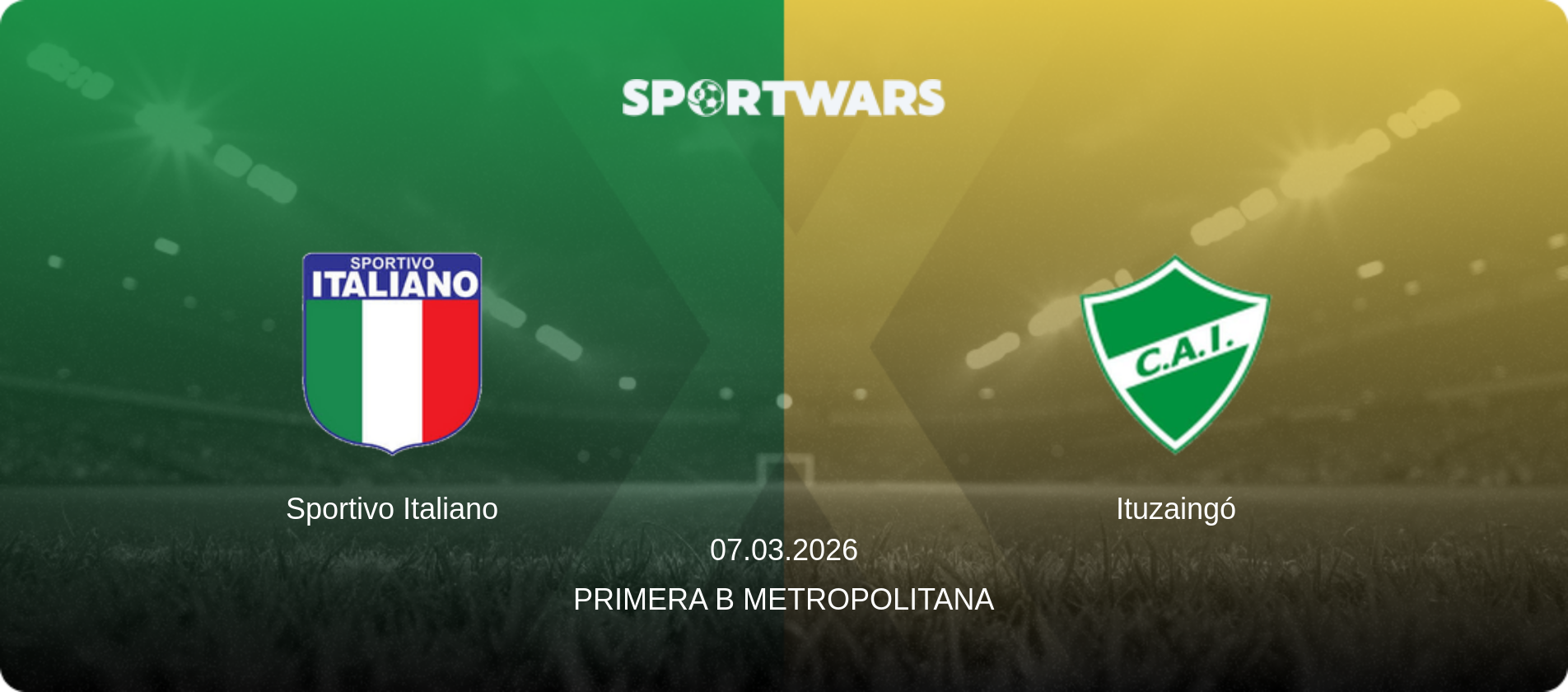 Sportivo Italiano — Ituzaingó, 07.03.2026 — Primera B Metropolitana (match preview)