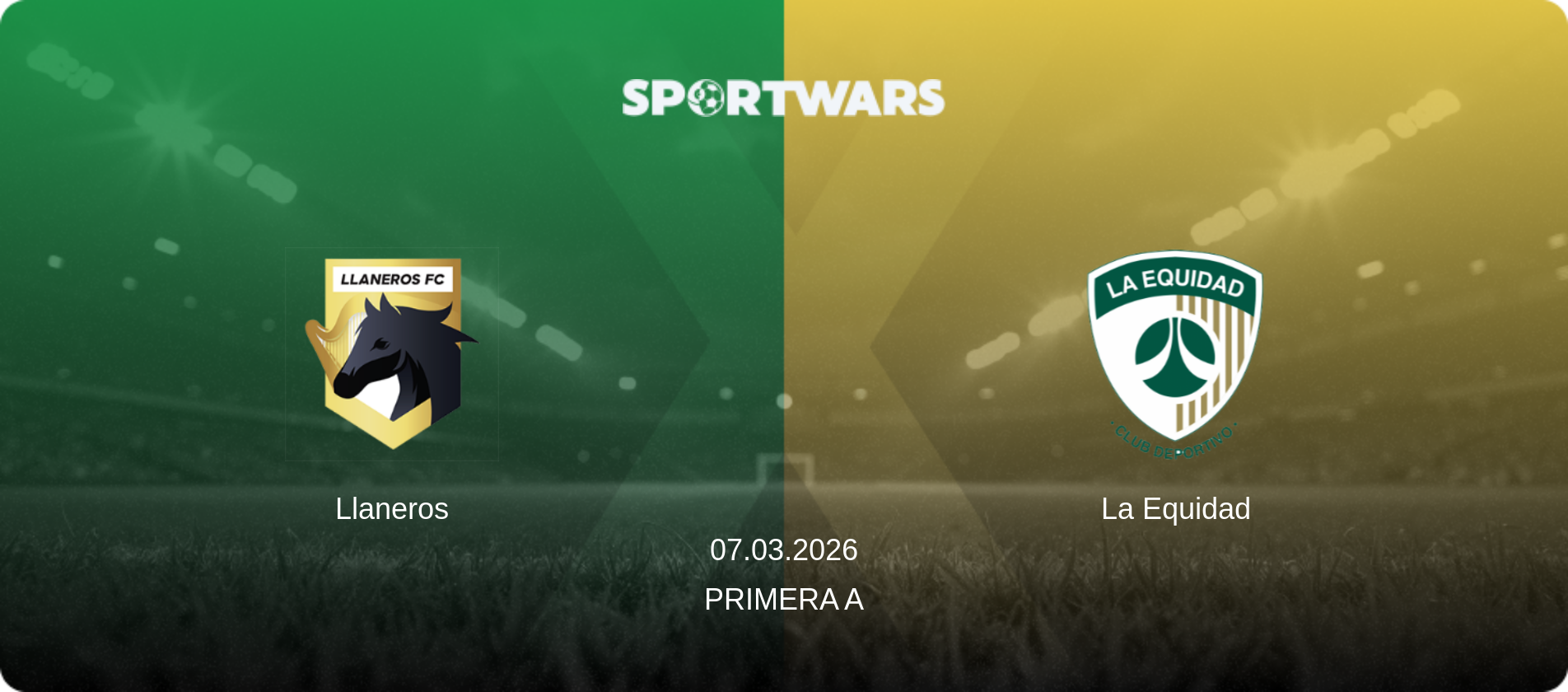 Llaneros — La Equidad, 07.03.2026 — Primera A (match preview)