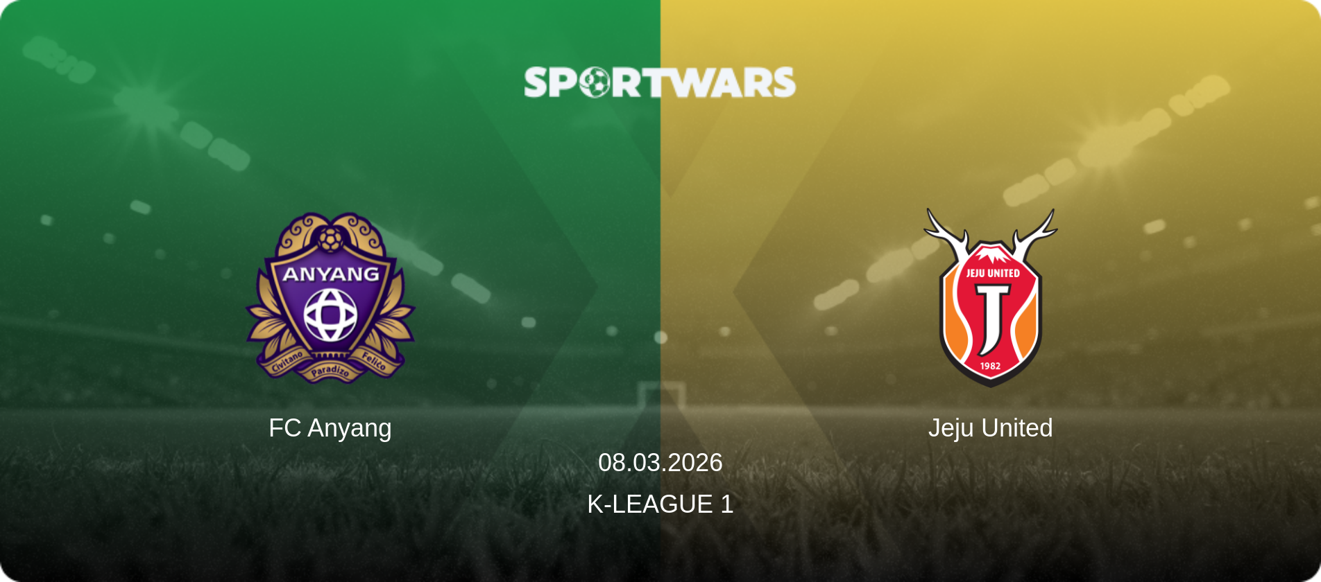 FC Anyang — Jeju United, 08.03.2026 — K-League 1 (match preview)
