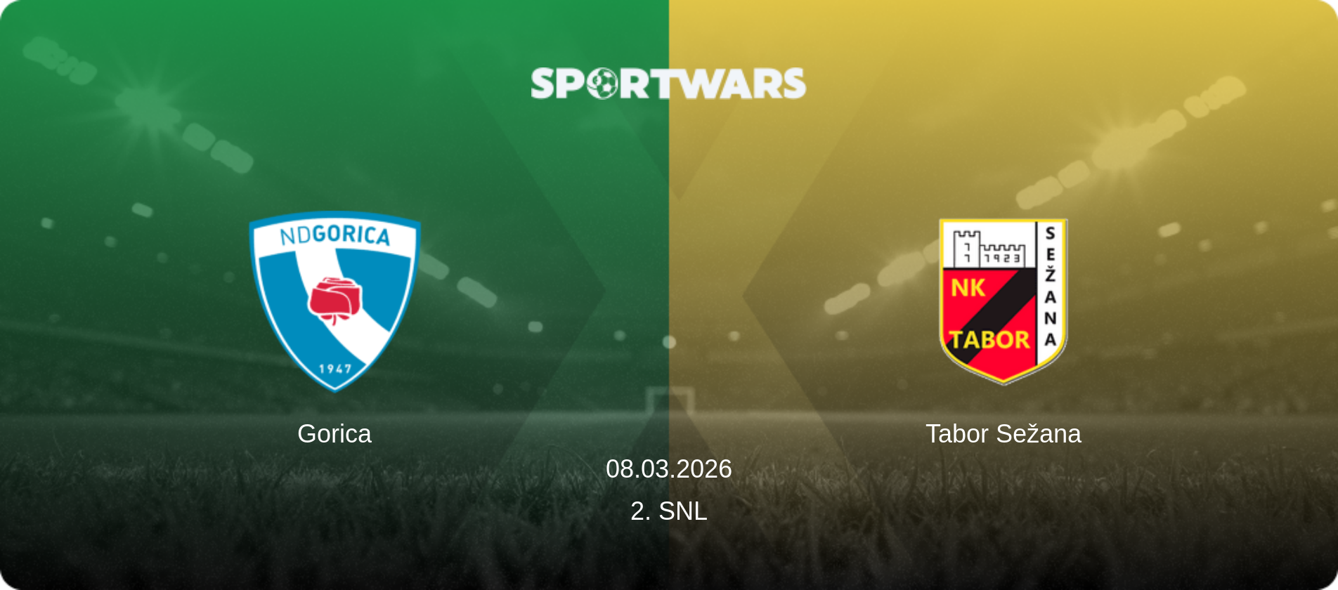 Gorica — Tabor Sežana, 08.03.2026 — 2. SNL (match preview)