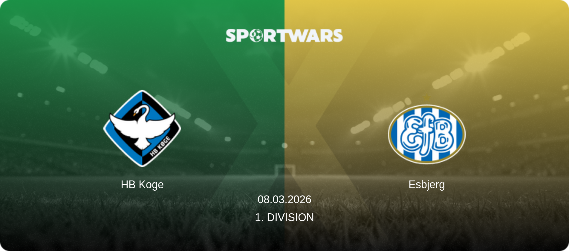 HB Koge — Esbjerg, 08.03.2026 — 1. Division (match preview)