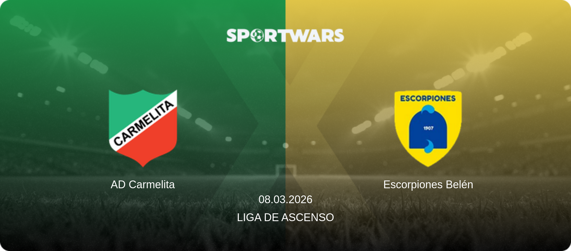 AD Carmelita — Escorpiones Belén, 08.03.2026 — Liga de Ascenso (match preview)