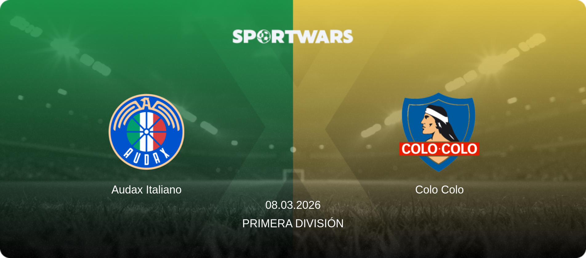 Audax Italiano — Colo Colo, 08.03.2026 — Primera División (match preview)