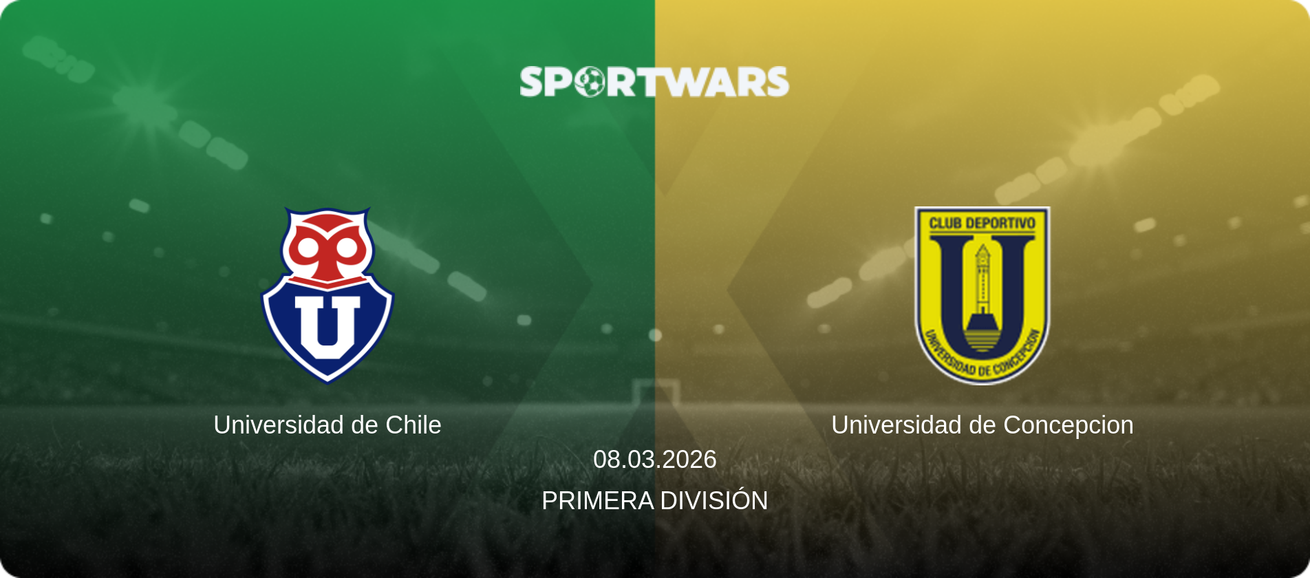 Universidad de Chile — Universidad de Concepcion, 08.03.2026 — Primera División (match preview)