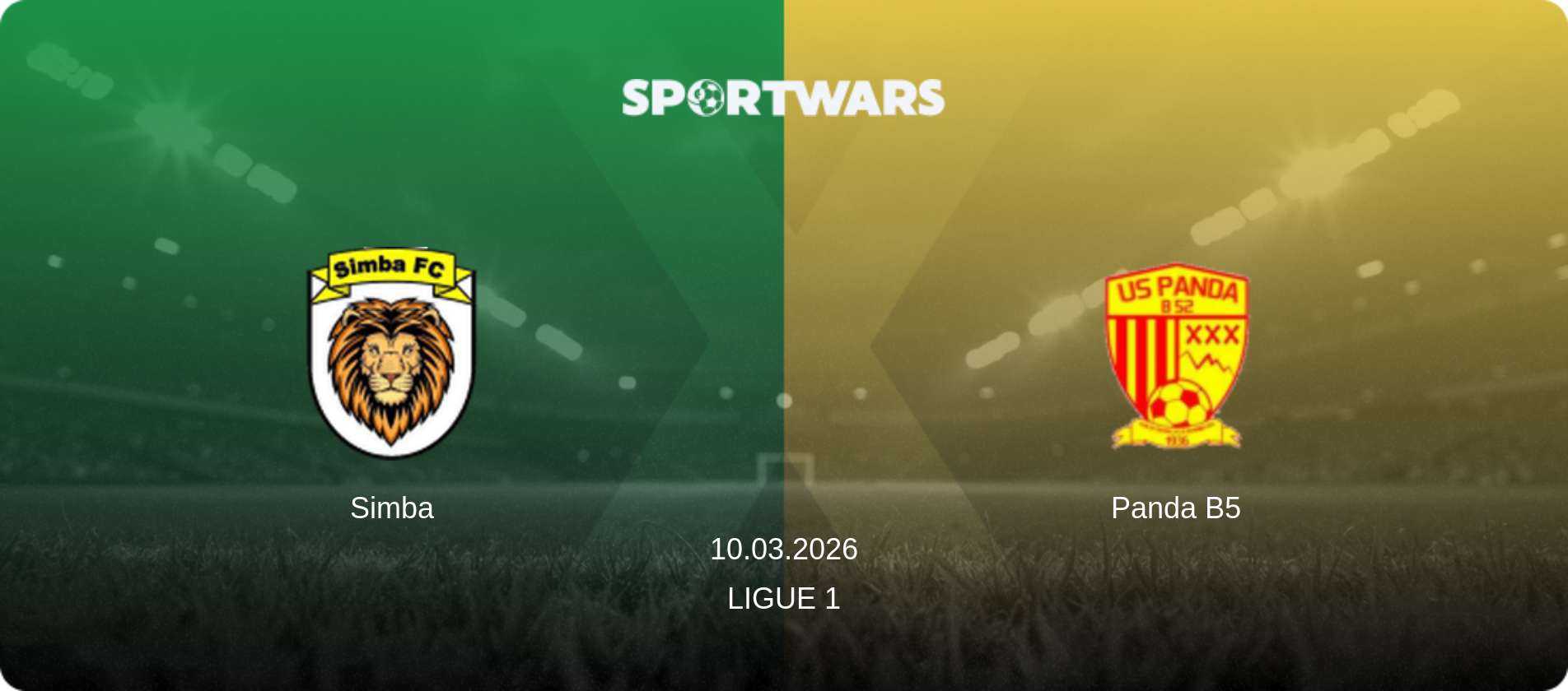Simba — Panda B5, 10.03.2026 — Ligue 1 (match preview)