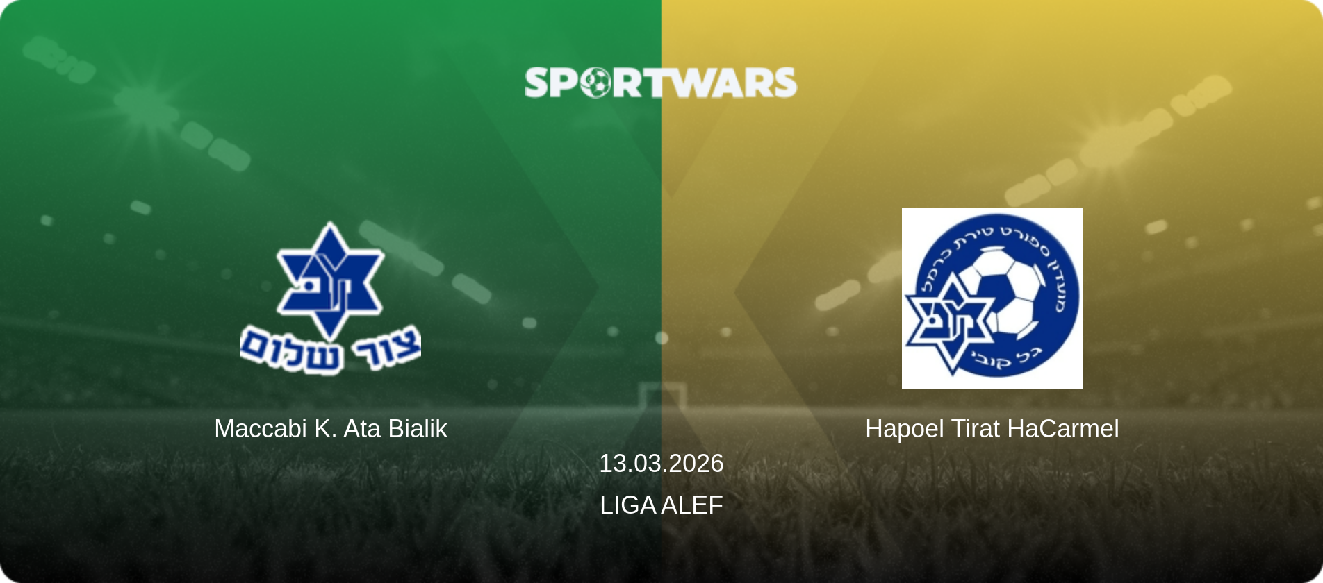 Maccabi K. Ata Bialik — Hapoel Tirat HaCarmel, 13.03.2026 — Liga Alef (match preview)