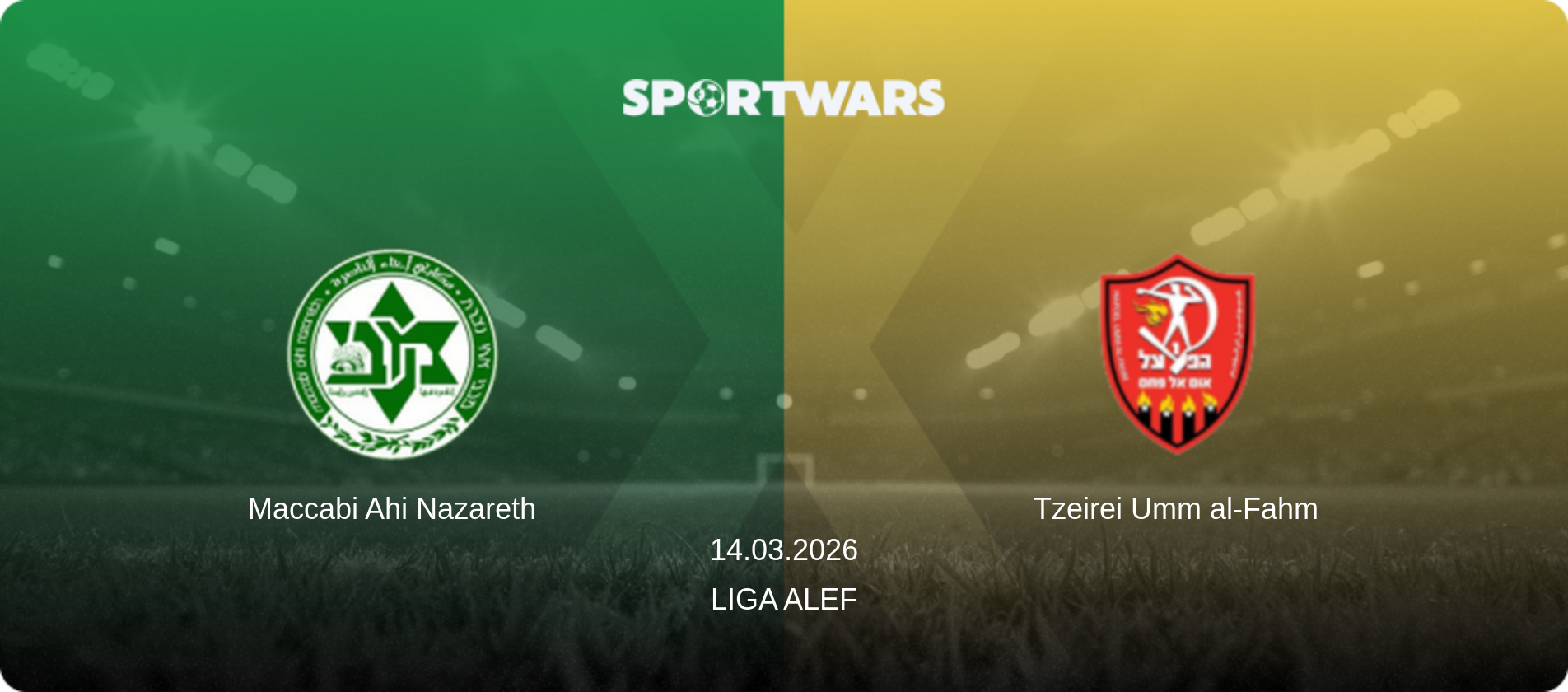Maccabi Ahi Nazareth — Tzeirei Umm al-Fahm, 14.03.2026 — Liga Alef (match preview)