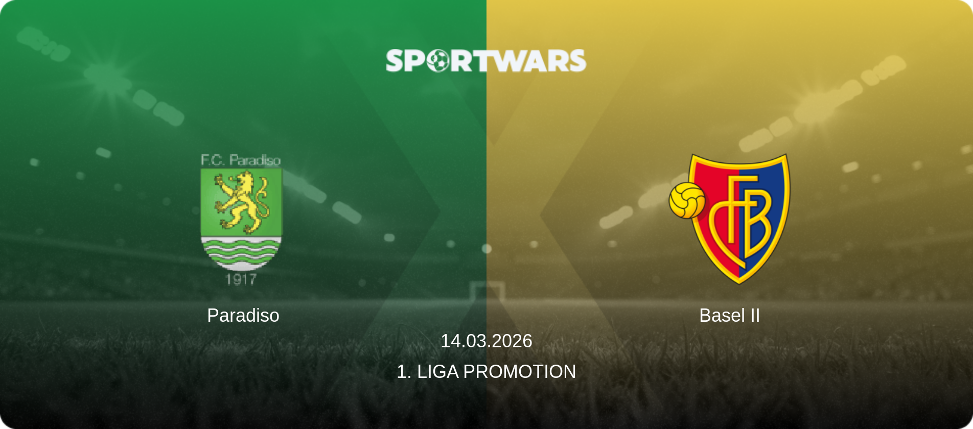 Paradiso — Basel II, 14.03.2026 — 1. Liga Promotion (match preview)