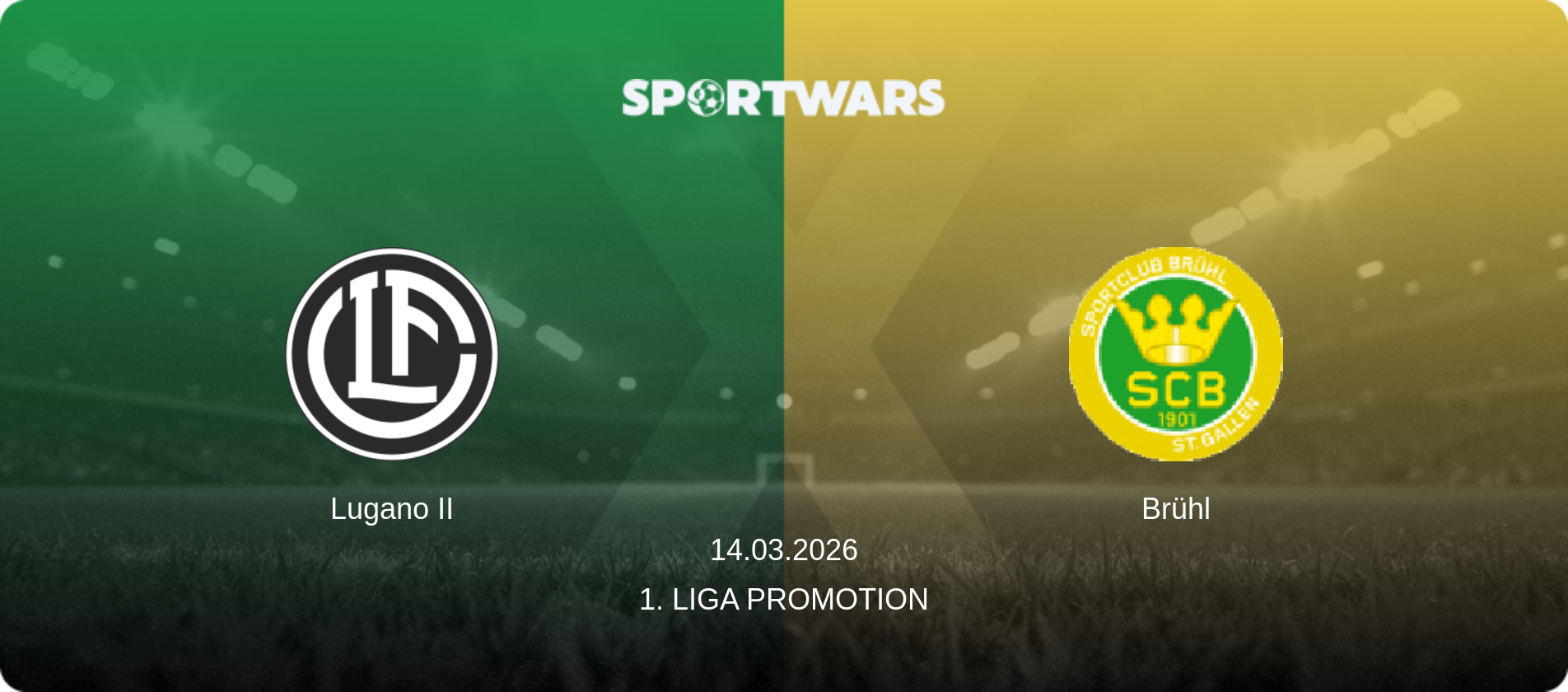 Lugano II — Brühl, 14.03.2026 — 1. Liga Promotion (match preview)