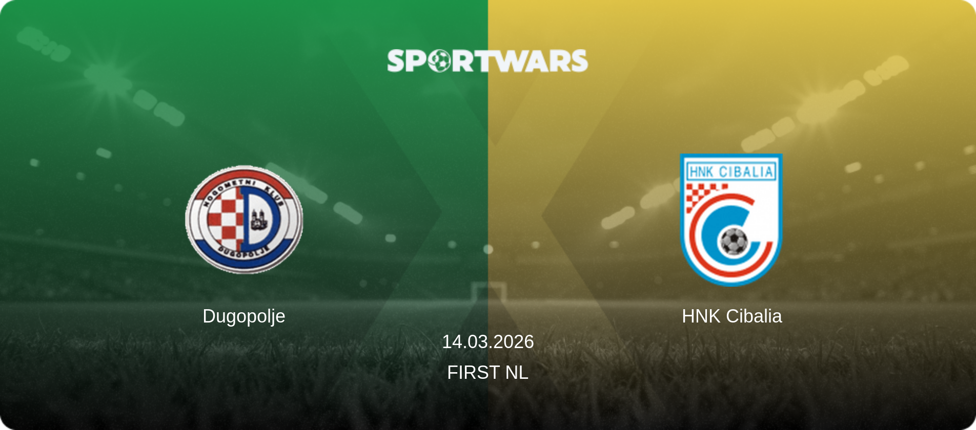 Dugopolje — HNK Cibalia, 14.03.2026 — First NL (match preview)