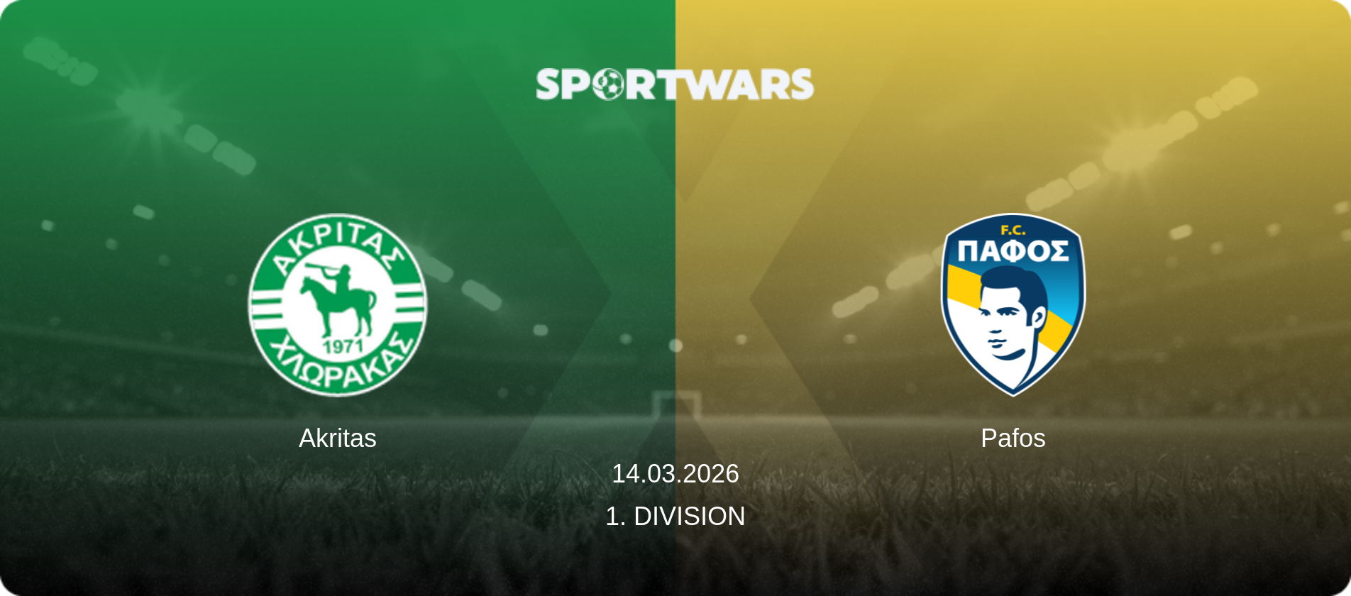 Akritas — Pafos, 14.03.2026 — 1. Division (match preview)