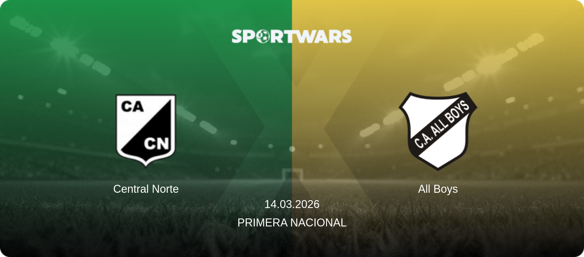 Central Norte — All Boys, 14.03.2026 — Primera Nacional (match preview)