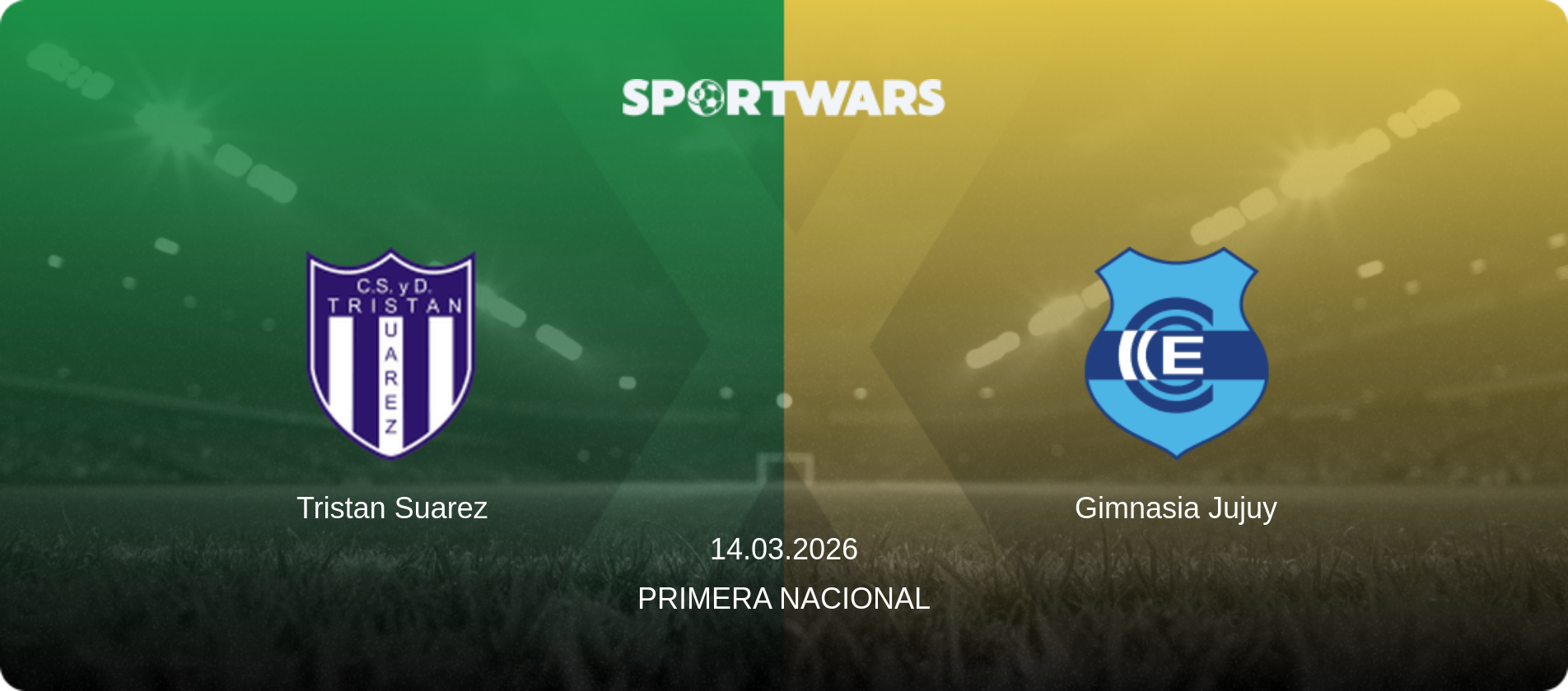 Tristan Suarez — Gimnasia Jujuy, 14.03.2026 — Primera Nacional (match preview)