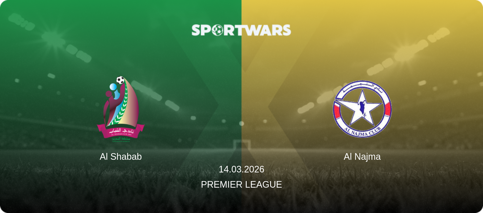 Al Shabab — Al Najma, 14.03.2026 — Premier League (match preview)